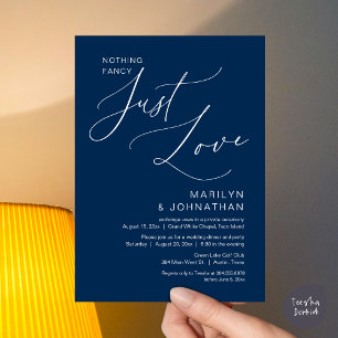 Nichts Extravagant, nur Liebe, Hochzeitsessen Einladung