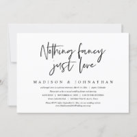Nichts Extravagant, nur Liebe, Hochzeitsfeier