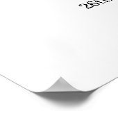 Nichts Extravagant nur Liebe Hochzeitswillkommen Poster (Ecke)