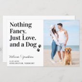 Nichts Extravagant, nur Liebe Hund Hochzeit speich (Vorne/Hinten)
