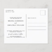 Nichts Extravagant nur Liebe Hund Save the Date Po (Rückseite)