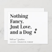 Nichts Extravagant nur Liebe Hund speichern die Da (Vorne/Hinten)