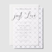 Nichts Extravagant nur Liebe intime Hochzeit Pergament Einladungen (Versetzt (Einladung))