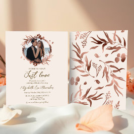 Nichts Extravagant nur Liebe Kranz Foto Hochzeit