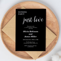 Nichts Extravagant nur Liebe Lässig Hochzeit