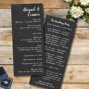 Nichts Extravagant, nur Liebe Lässige Chalkboard Programm