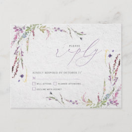 Nichts Extravagant nur Liebe Lässige Hochzeit RSVP Einladungspostkarte
