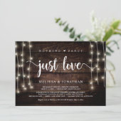 Nichts Extravagant, nur Liebe, Lichterklopfen Einladung (Stehend Vorderseite)