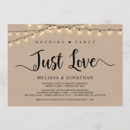 Nichts Extravagant, nur Liebe, Lichterklopfen Einladung