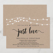 Nichts Extravagant, nur Liebe, Lichterklopfen Einladung (Vorne/Hinten)