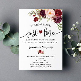Nichts Extravagant nur Liebe Marsala Elopement Ein Save The Date