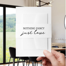 Nichts Extravagant nur Liebe Minimalistisch Hochze