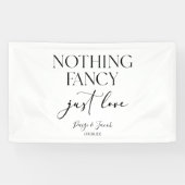 Nichts Extravagant nur Liebe Minimalistisch Lässig Banner (Horizontal)