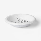 Nichts Extravagant nur Liebe Minimalistisch Lässig Pappteller (Gewinkelt)