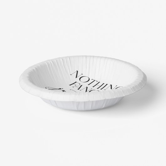 Nichts Extravagant nur Liebe Minimalistisch Lässig Pappteller (Gewinkelt)