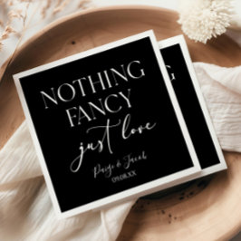 Nichts Extravagant nur Liebe Minimalistisch Lässig Serviette