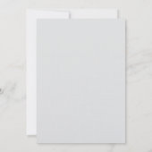 Nichts Extravagant Nur Liebe moderne Kalligraphie Einladung (Rückseite)