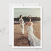 "Nichts extravagant nur Liebe", Modernes Minimalis Ankündigung (Rückseite)