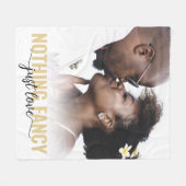 Nichts Extravagant nur Liebe neu Fleecedecke (Vorderseite (Horizontal))