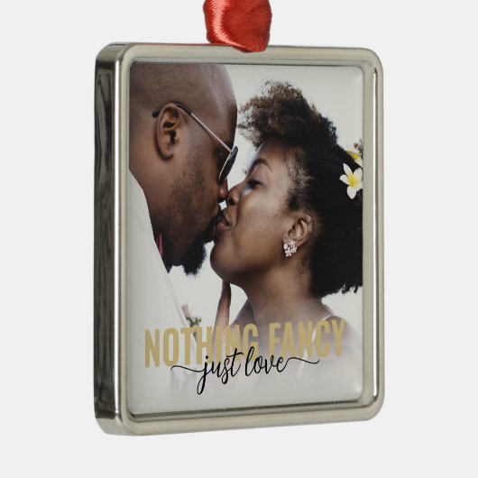 Nichts Extravagant nur Liebe neu Ornament Aus Metall (Rechts)