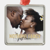 Nichts Extravagant nur Liebe neu Ornament Aus Metall (Vorne)