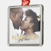 Nichts Extravagant nur Liebe neu Ornament Aus Metall (Links)