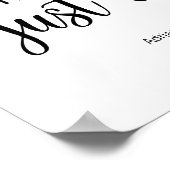 Nichts Extravagant nur Liebe Poster (Ecke)