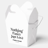 Nichts Extravagant nur Liebe Retro Lässig Hochzeit Geschenkschachtel (Geöffnet)