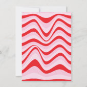 Nichts extravagant nur Liebe Retrobindungsparty Einladung (Rückseite)