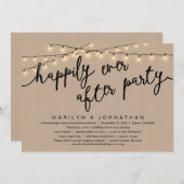 Nichts Extravagant, nur Liebe, rustikales Hochzeit Einladung (Vorne/Hinten)