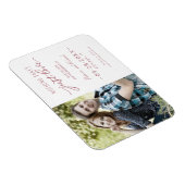 Nichts Extravagant nur Liebe Save the Date Foto Magnet (Rechte Seite)