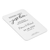 Nichts Extravagant nur Liebe Save the Date Nicht-F Magnet (Rechte Seite)