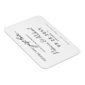Nichts Extravagant nur Liebe Save the Date Nicht-F Magnet (Rechte Seite)