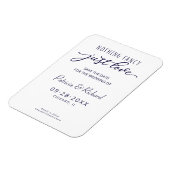 Nichts Extravagant nur Liebe Save the Date Nicht-F Magnet (Linke Seite)