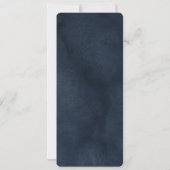 Nichts Extravagant nur Liebe Sonnenblumen Blauer B Einladung (Rückseite)