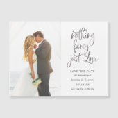 Nichts Extravagant nur Liebe Speichern Sie das Dat Magnetkarte (Vorderseite)