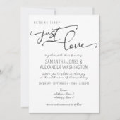 Nichts Extravagant nur Liebe UAWG QR-Code Einladung (Vorderseite)