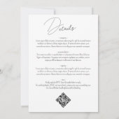 Nichts Extravagant nur Liebe UAWG QR-Code Einladung (Rückseite)