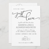 Nichts Extravagant nur Liebe UAWG QR-Code Einladung (Vorne/Hinten)