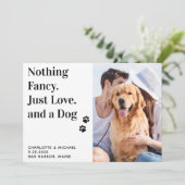 Nichts Extravagant, nur Liebe und eine Hundehe Ankündigung (Stehend Vorderseite)