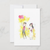 Nichts extravagant nur Liebe und offene Bar Save The Date (Rückseite)