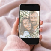 Nichts Extravagant nur Liebe Vellum Eukalyptus Fot Einladung