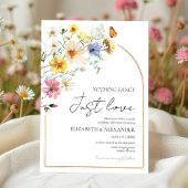 Nichts Extravagant nur Liebe | Wildblume Boho Wedd Einladung