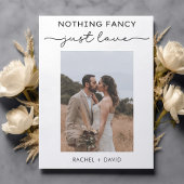 Nichts Extravagant nur Liebe, wir haben das Elopem Einladung