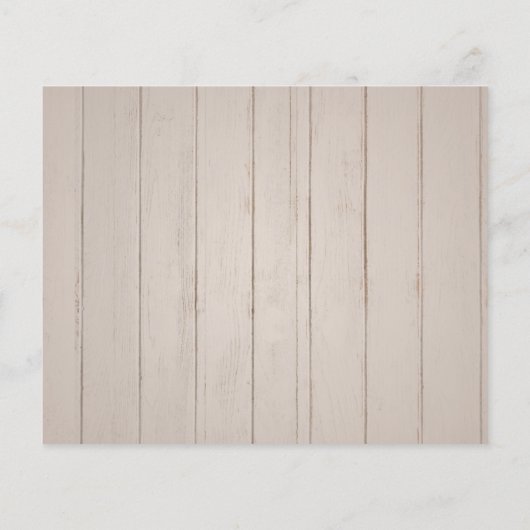 Nichts Extravagantes Budget rustikale Hochzeitsein (Rückseite)