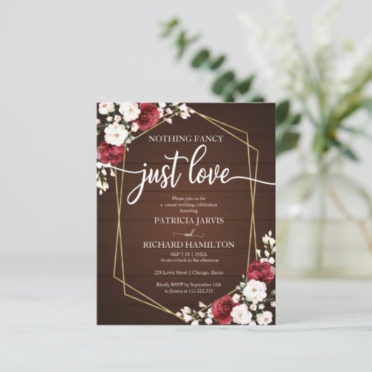 Nichts Extravagantes geometrisches Budget für Hoch (Stehend Vorderseite)