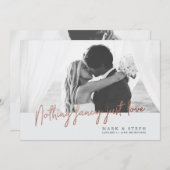 Nichts Extravagantes nur die Ankündigung der Liebe (Vorne/Hinten)