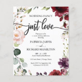 Nichts Extravagantes, preiswertes Hochzeitsempfang (Vorderseite)