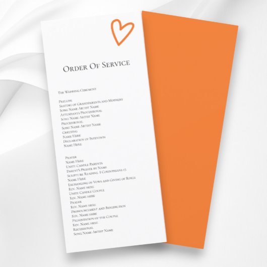 Nichts Extravagantes Service-Farbprogramm Einladung