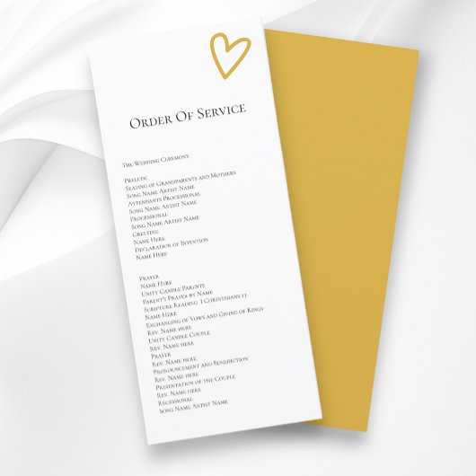 Nichts Extravagantes Service-Farbprogramm Einladung